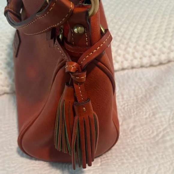 Dooney & Bourke Women's Tan Leather Bag - Picture 11 of 12